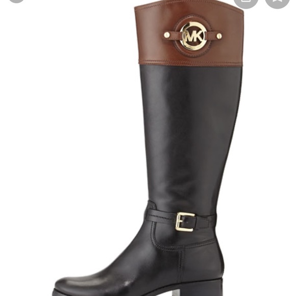 Micheal Kors two tone real leather Boots